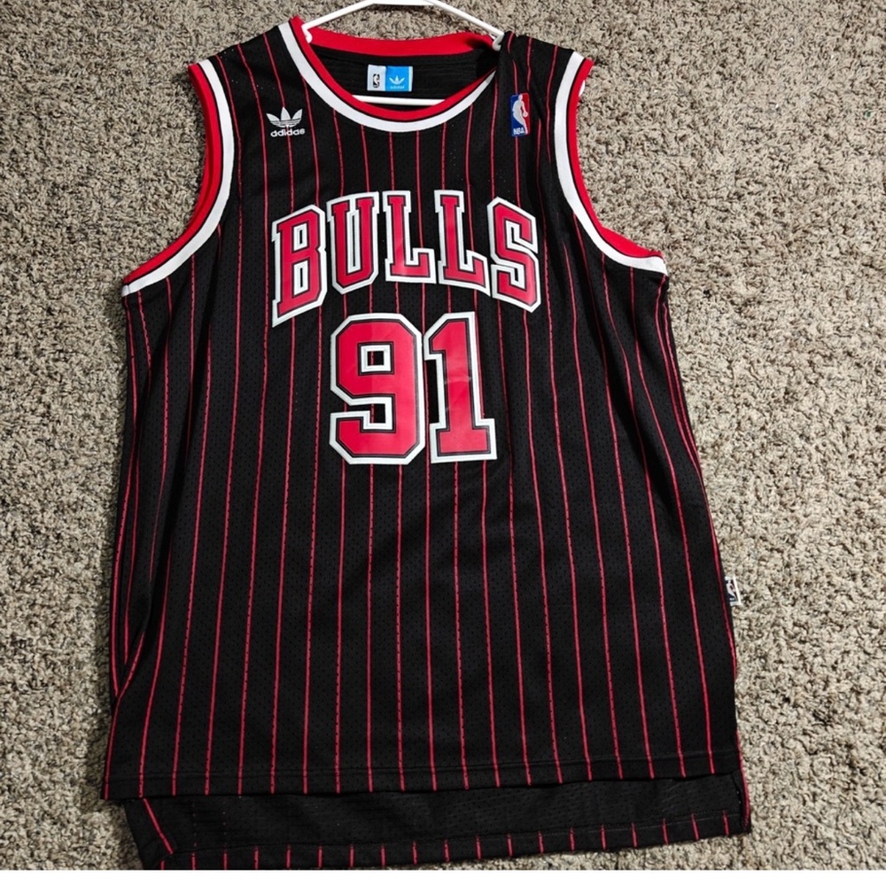 Dennis Rodman Chicago Bulls Jersey Men's Size Large